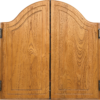 Oak Dart Board Cabinet